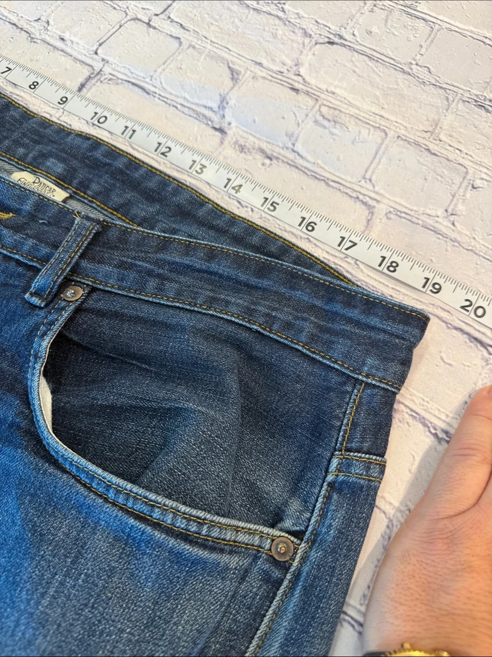 Men's Dark Blue Denim Jeans